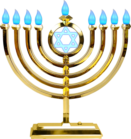 LED menorah Classic - Gold