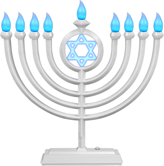 LED menorah Classic - white