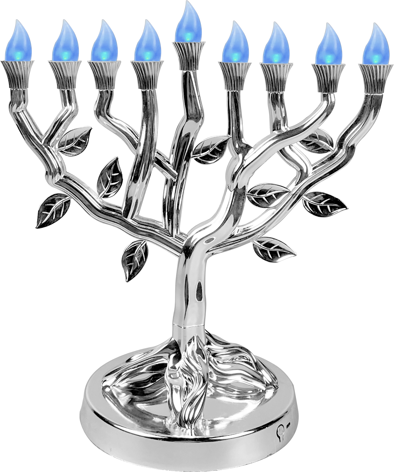 LED Menorah Tree of Life - Silver