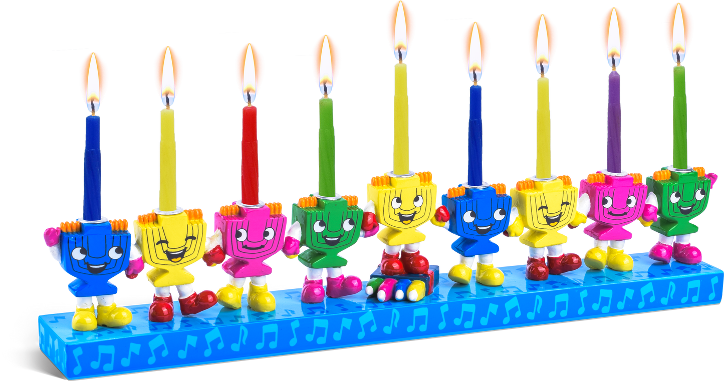 Resin Menorah - Dancing Menorahs