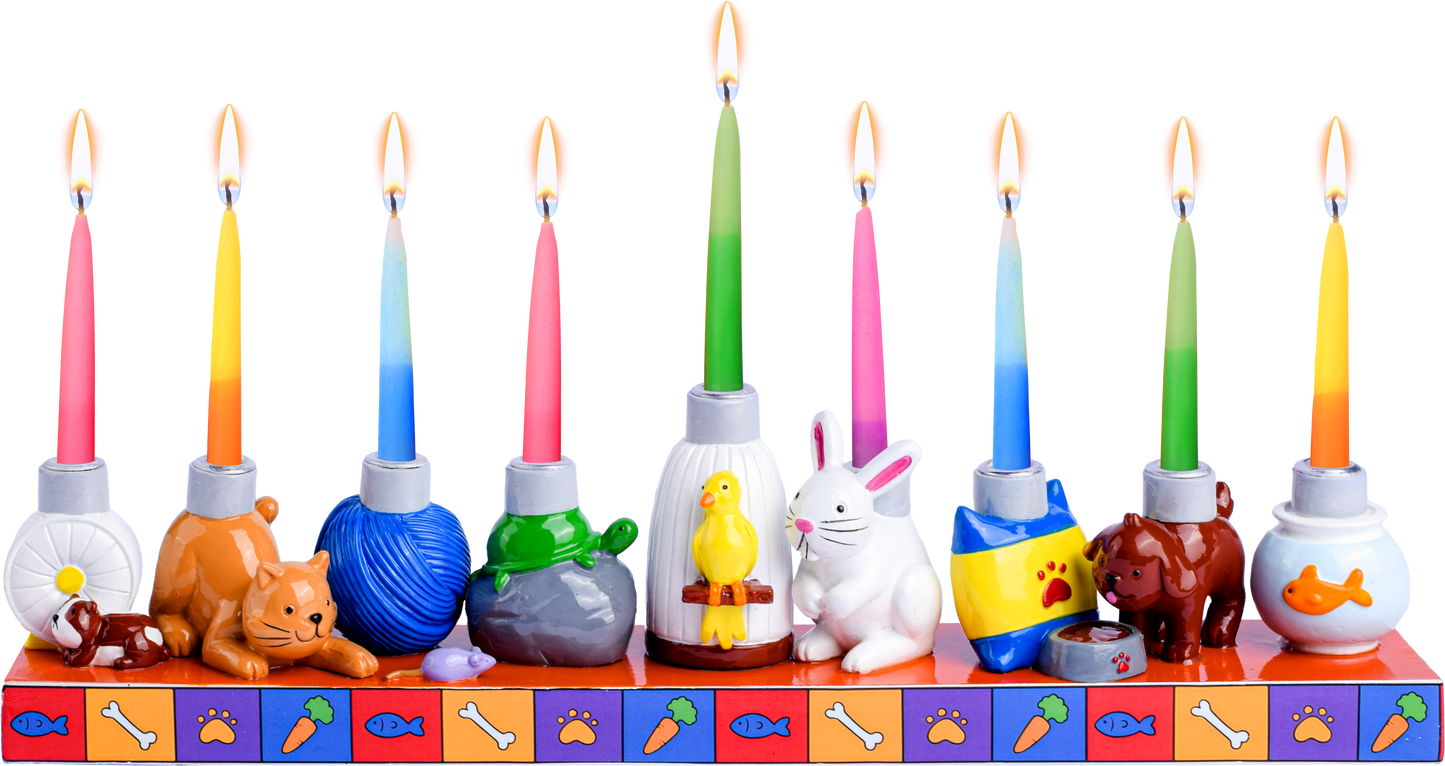 Resin Menorah - Pets