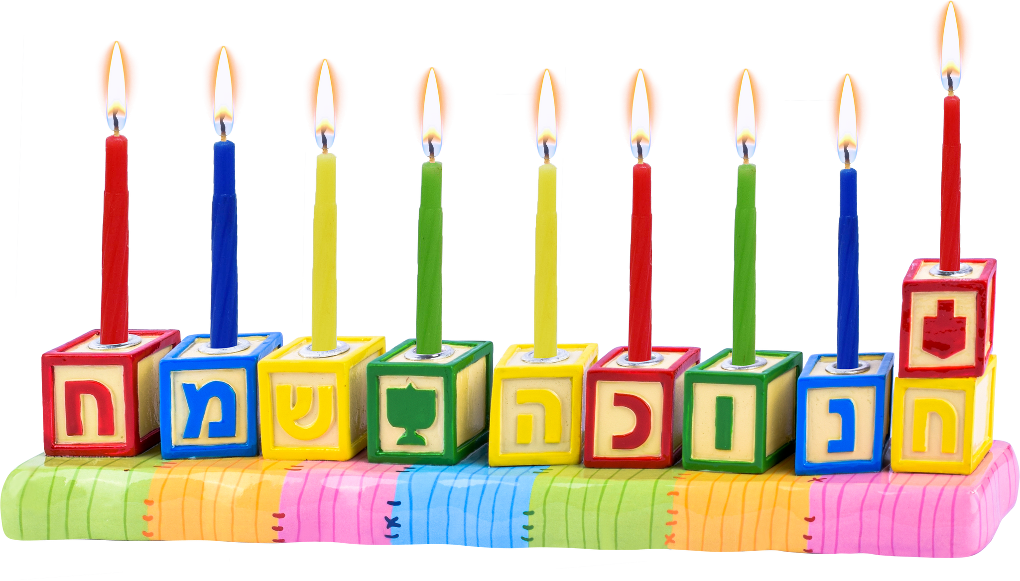 Resin Menorah - Blocks