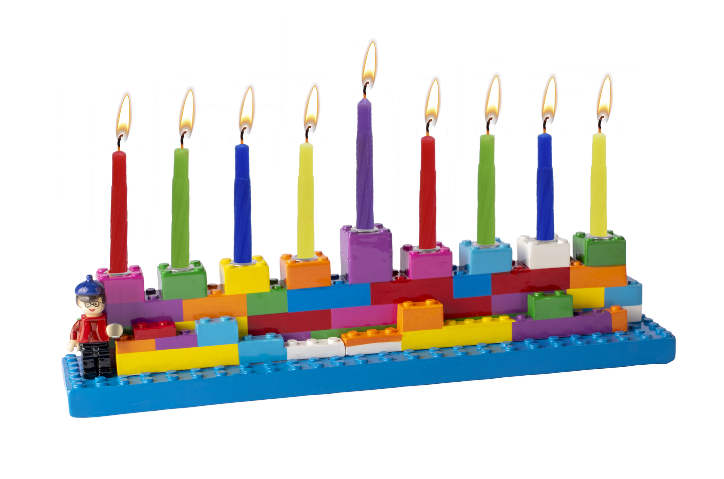 Resin Menorah - Bricks