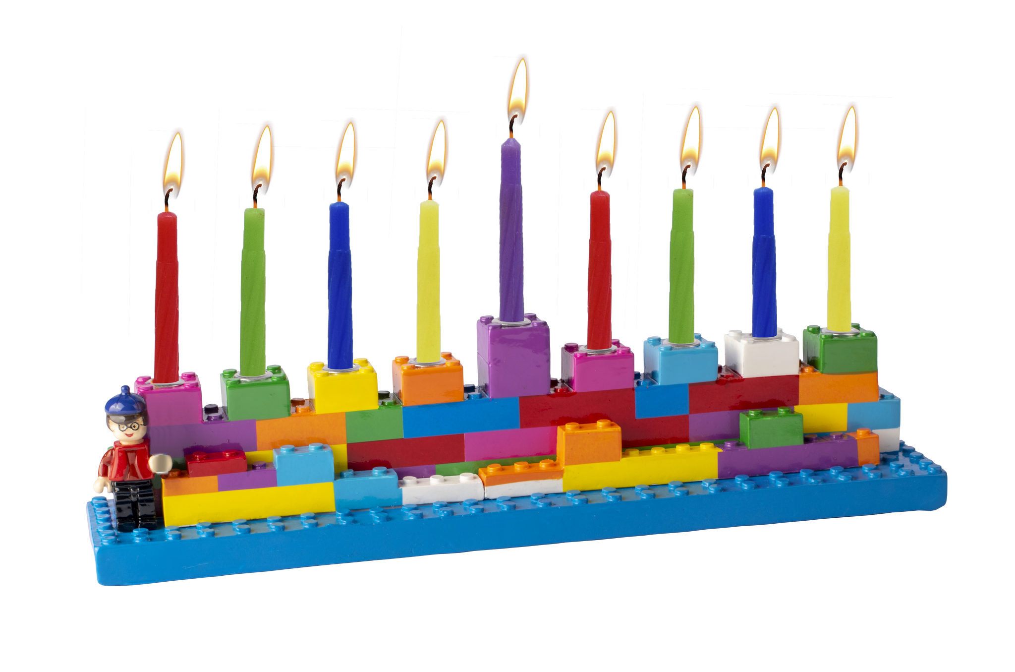 Resin Menorah - Bricks