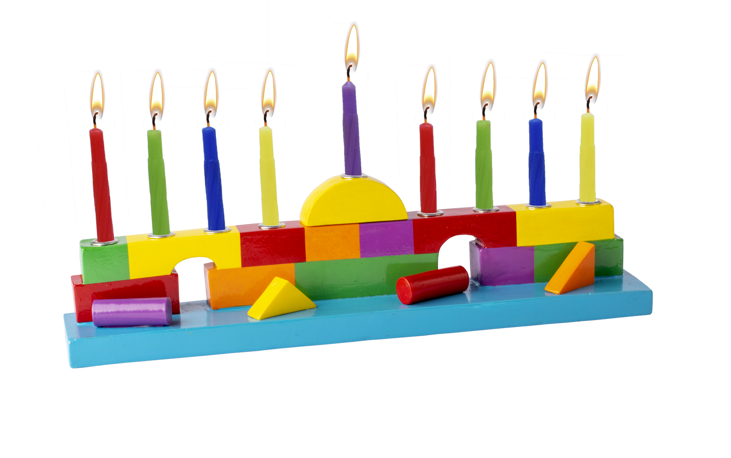 Resin Menorah - Blocks