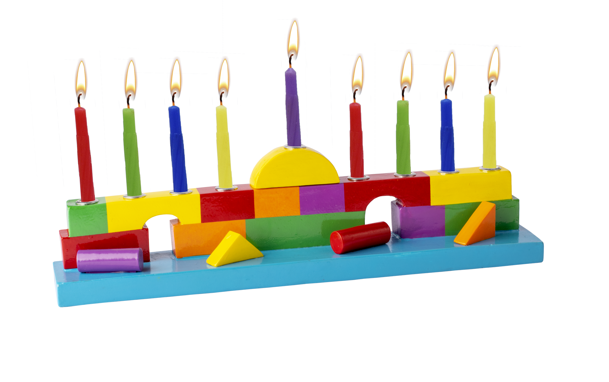 Resin Menorah - Blocks
