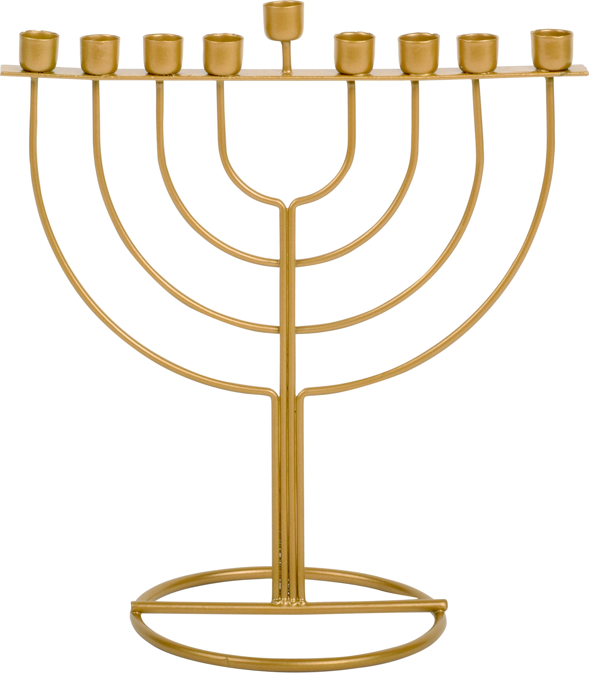 WireFrame Menorah - Gold