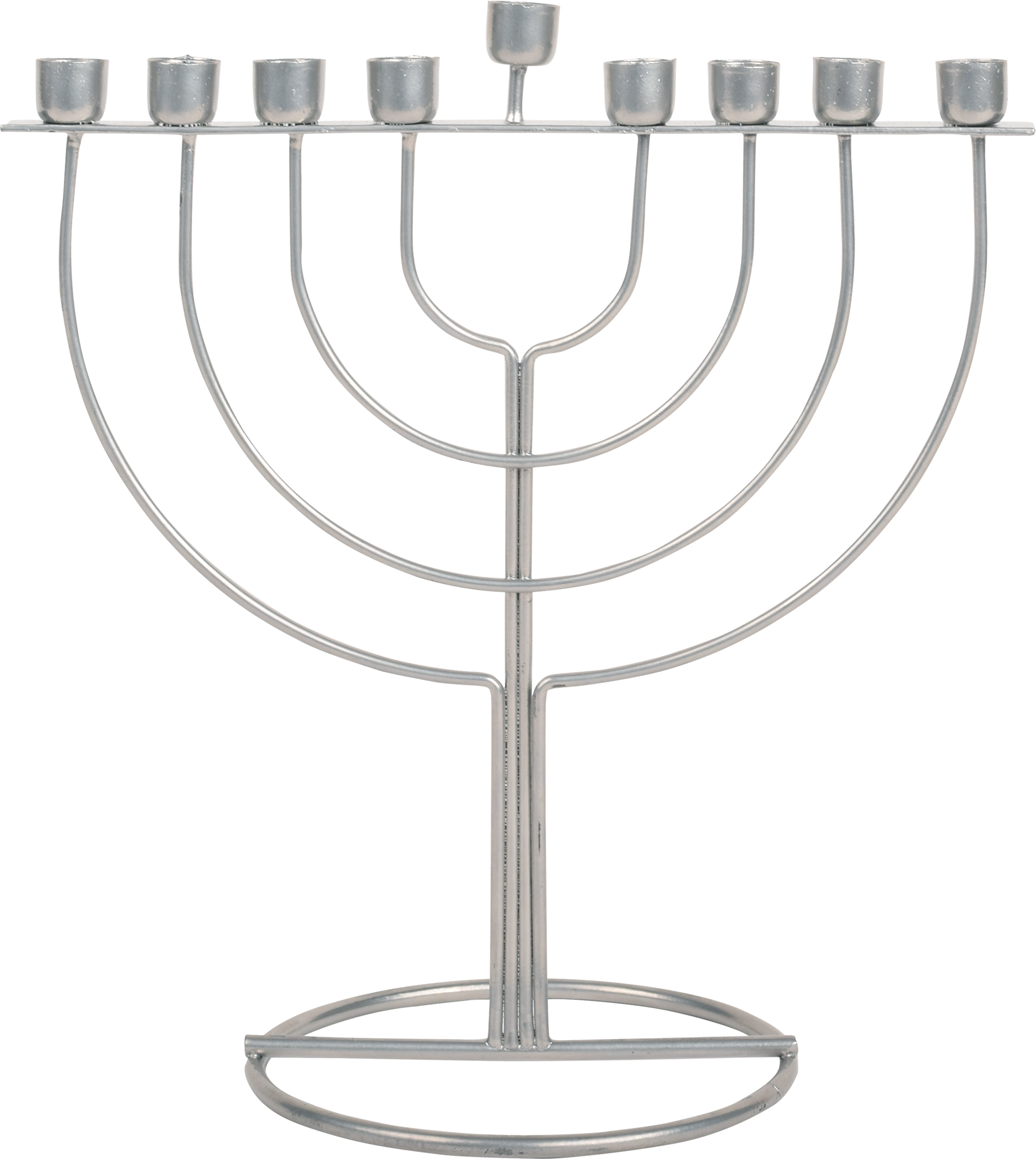 WireFrame Menorah - Silver
