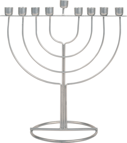 WireFrame Menorah - Silver