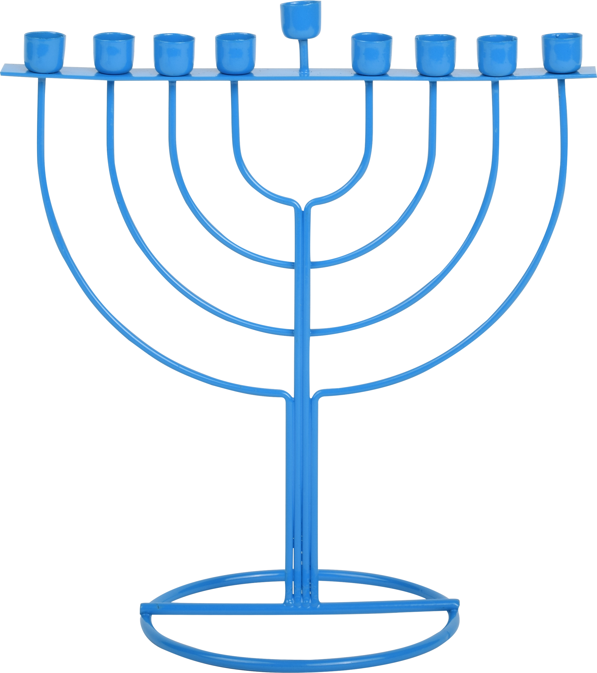 WireFrame Menorah - Blue