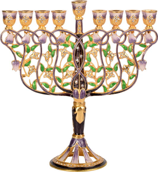Jeweled Menorah - Tree Of Life