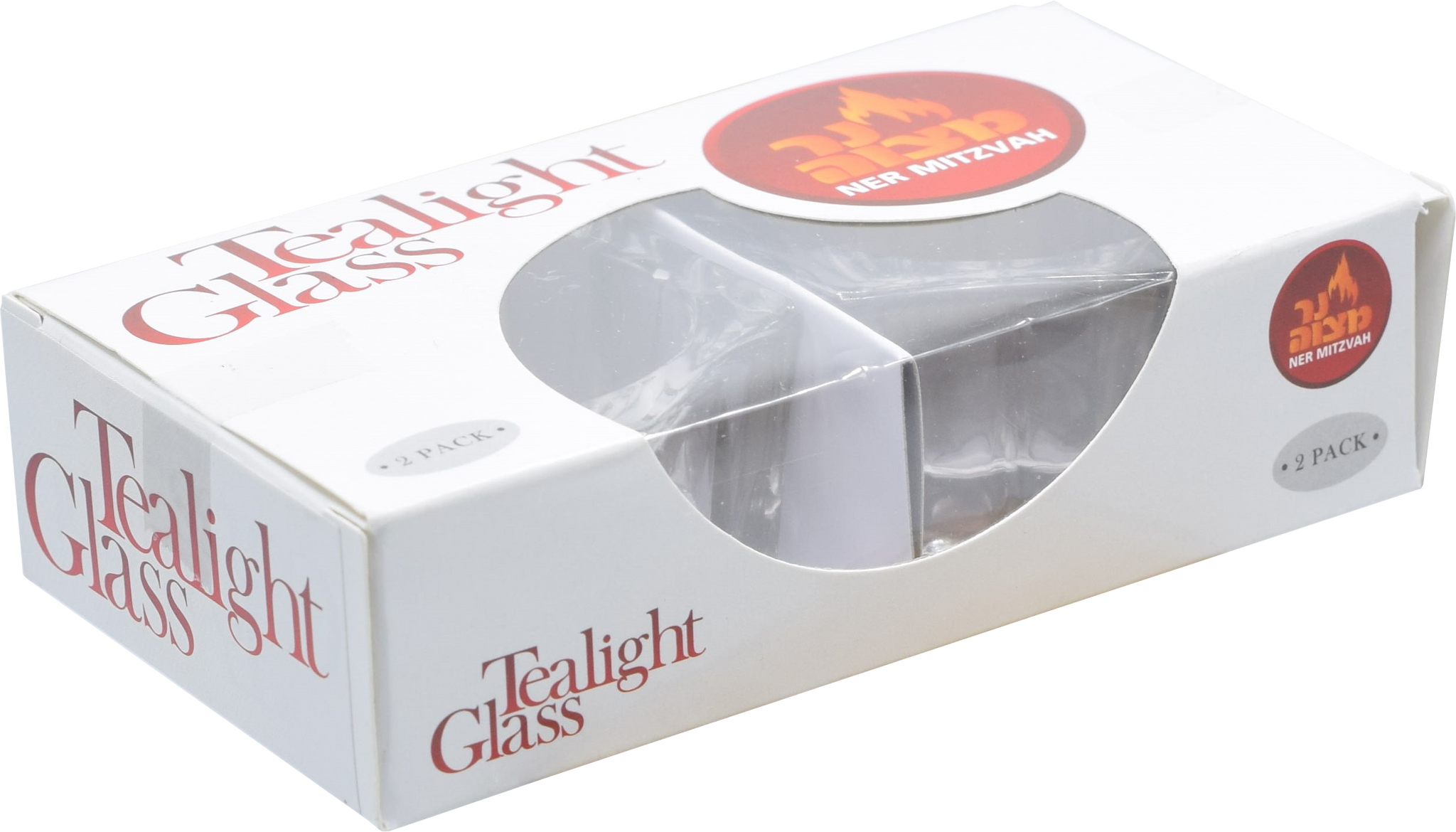 2-Pk. Tealight Glass Holder