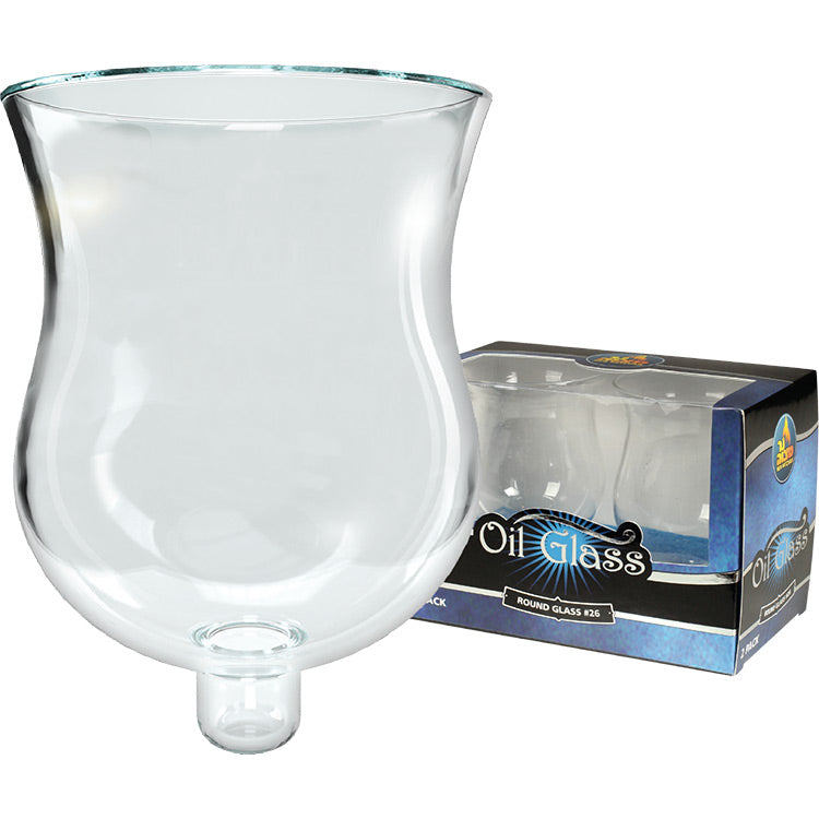 2 Pk Oil Glass #26