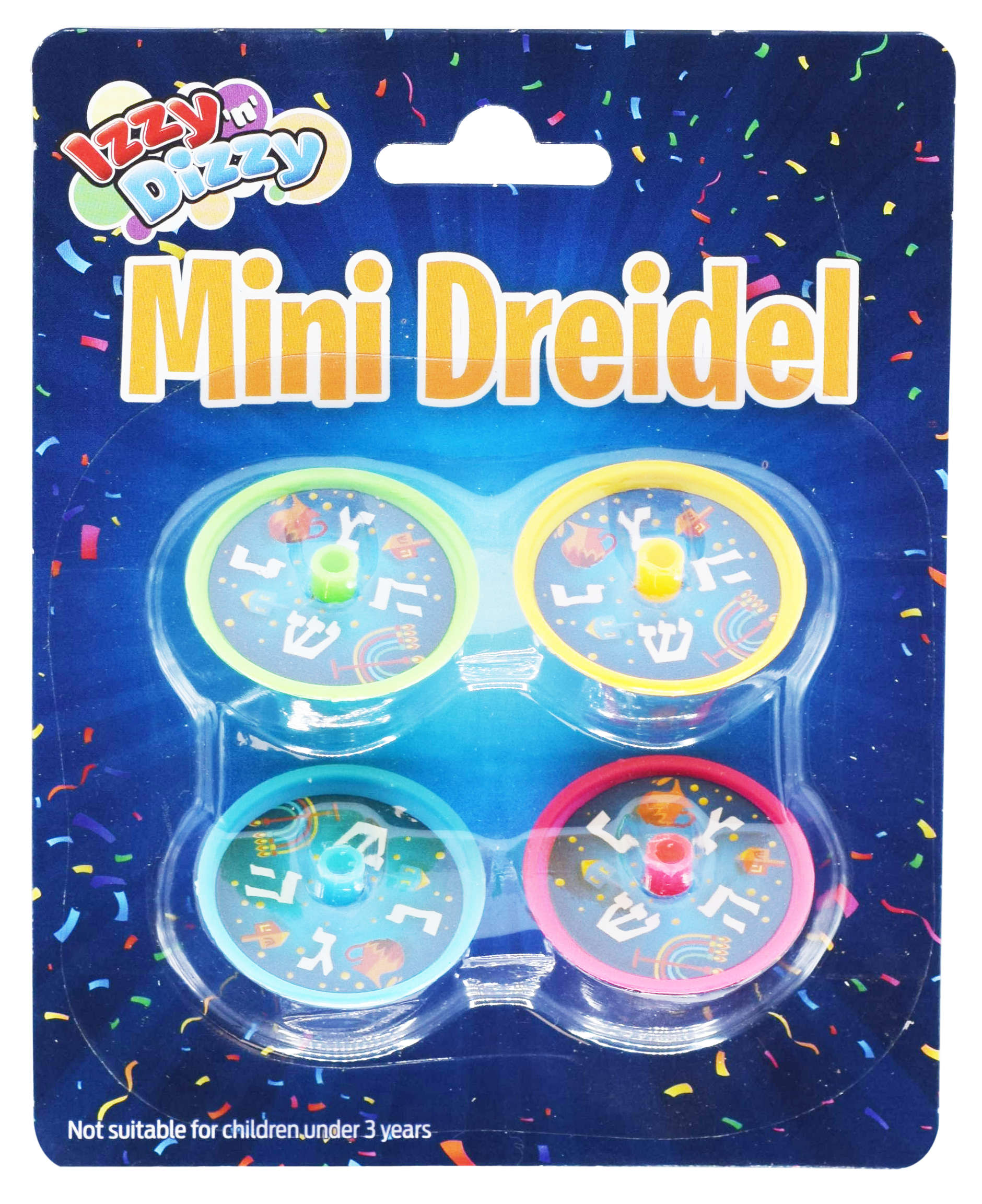 Mini Plastic Fun Dreidels
