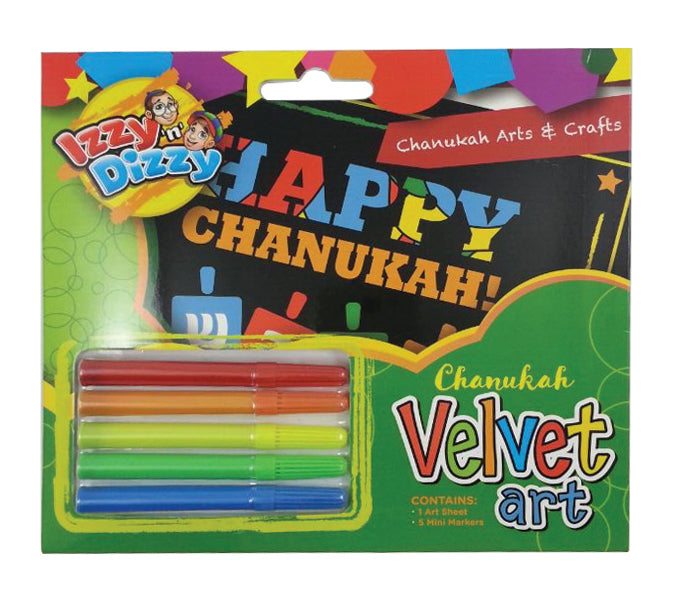 Chanukah Velvet Art Kit