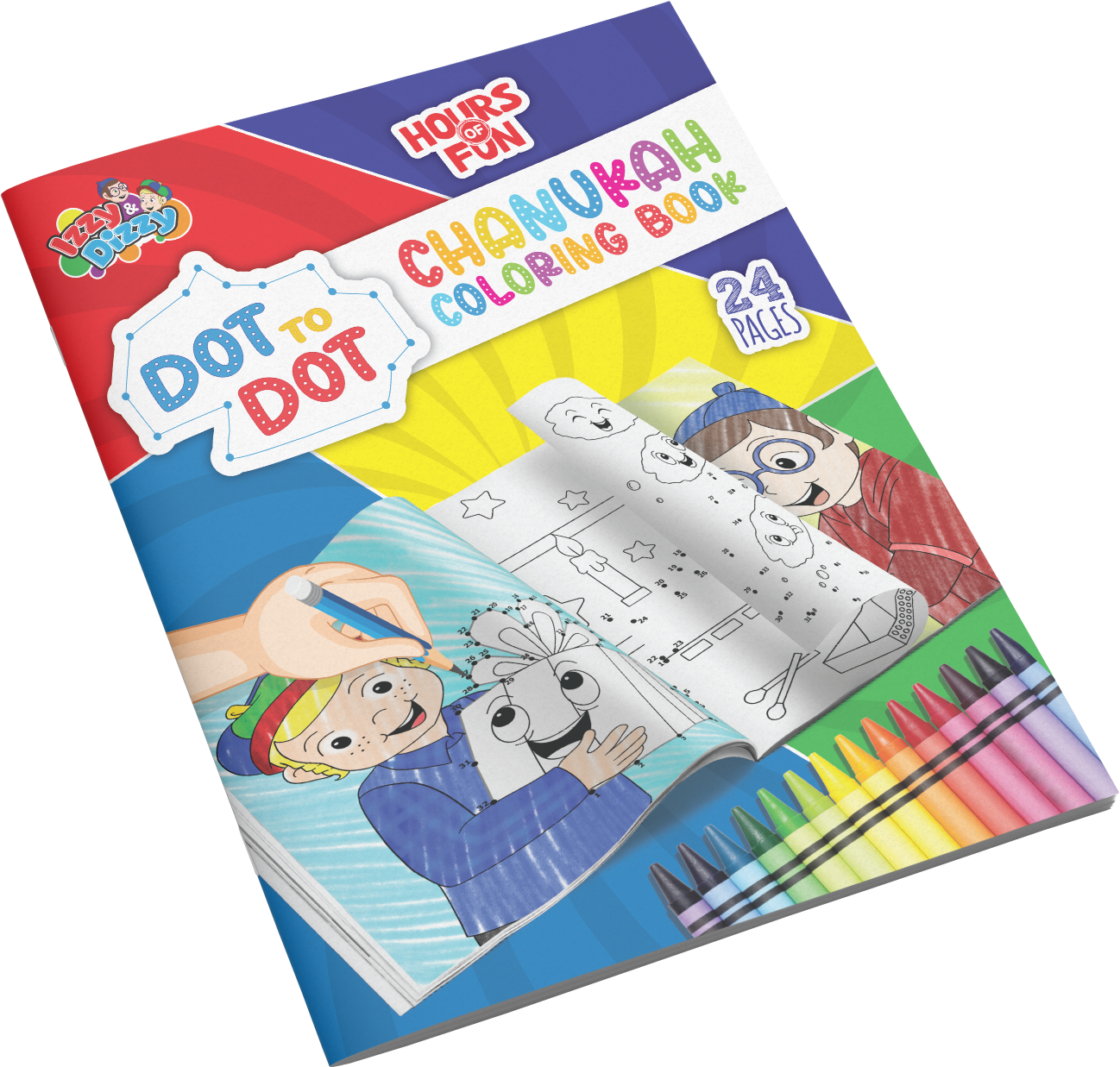 Chanukah Dot-to-Dot Coloring Book