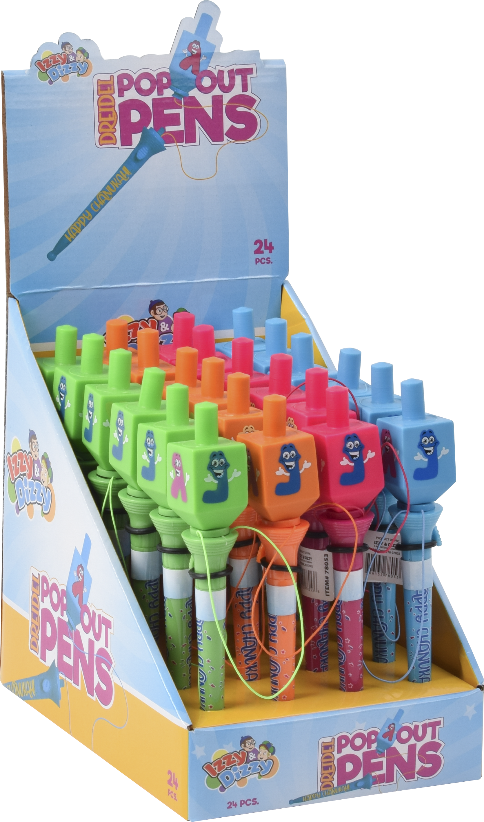 Chanukah Pop-Out Pens