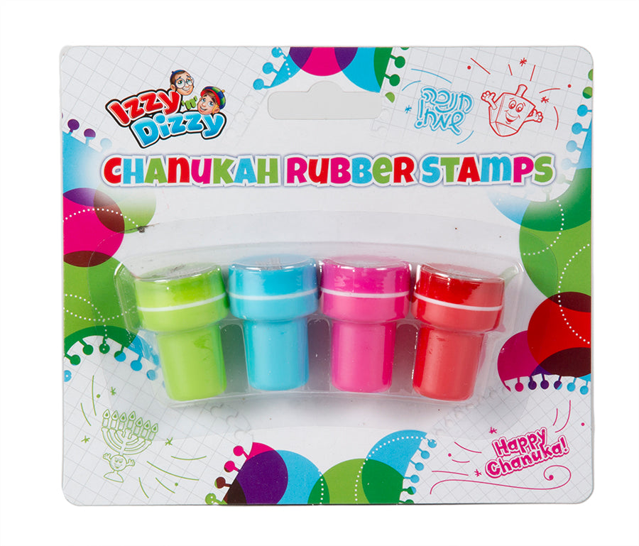 Chanukah Rubber Stamps 4Pk.