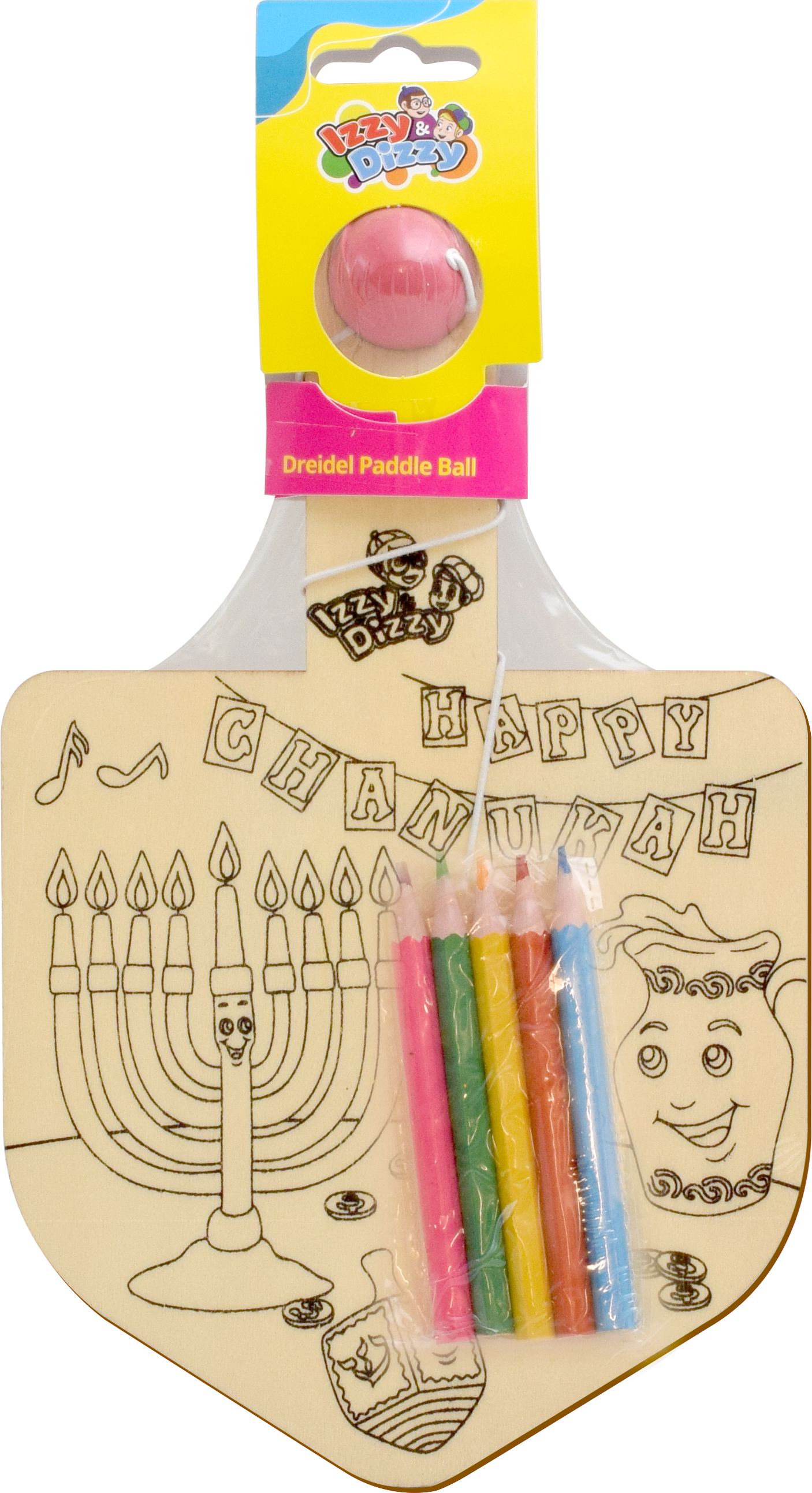 Dreidel Paddle Toy