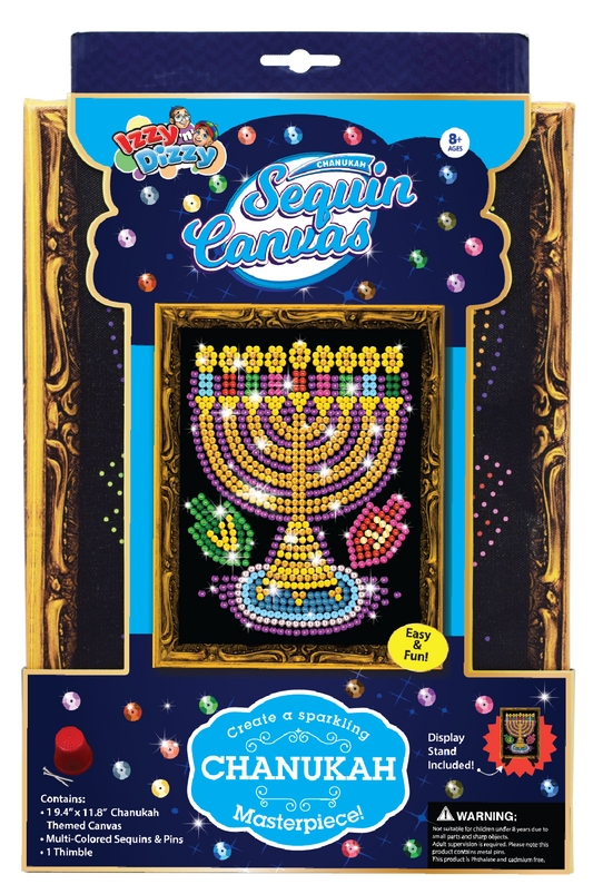 Chanukah Sequins Canvas Kit