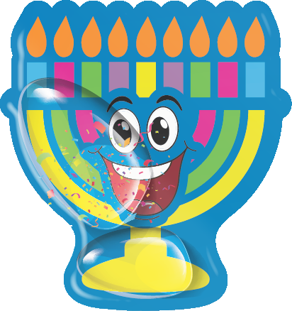 Chanukah Water Stickers