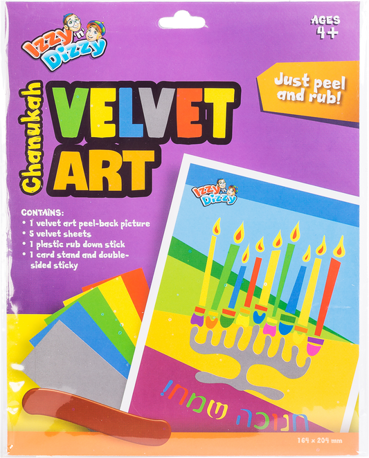 Chanukah Velvet Art Kit