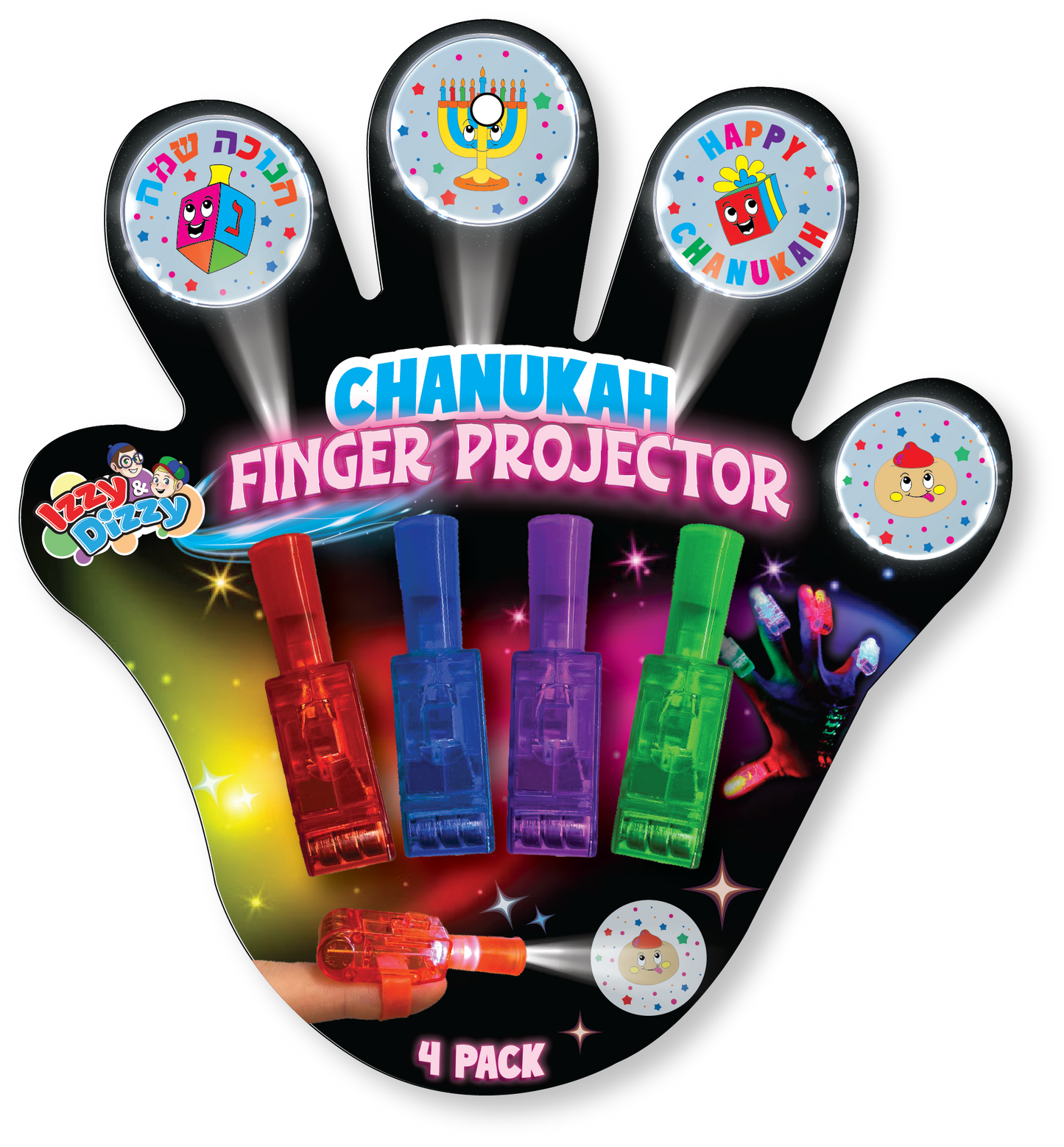 Chanukah Finger Light Projector