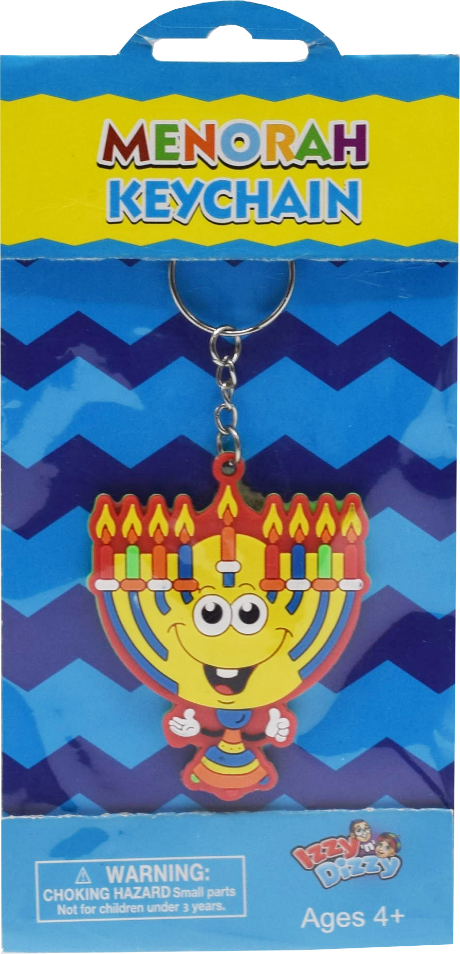 Menorah Rubber Keychian