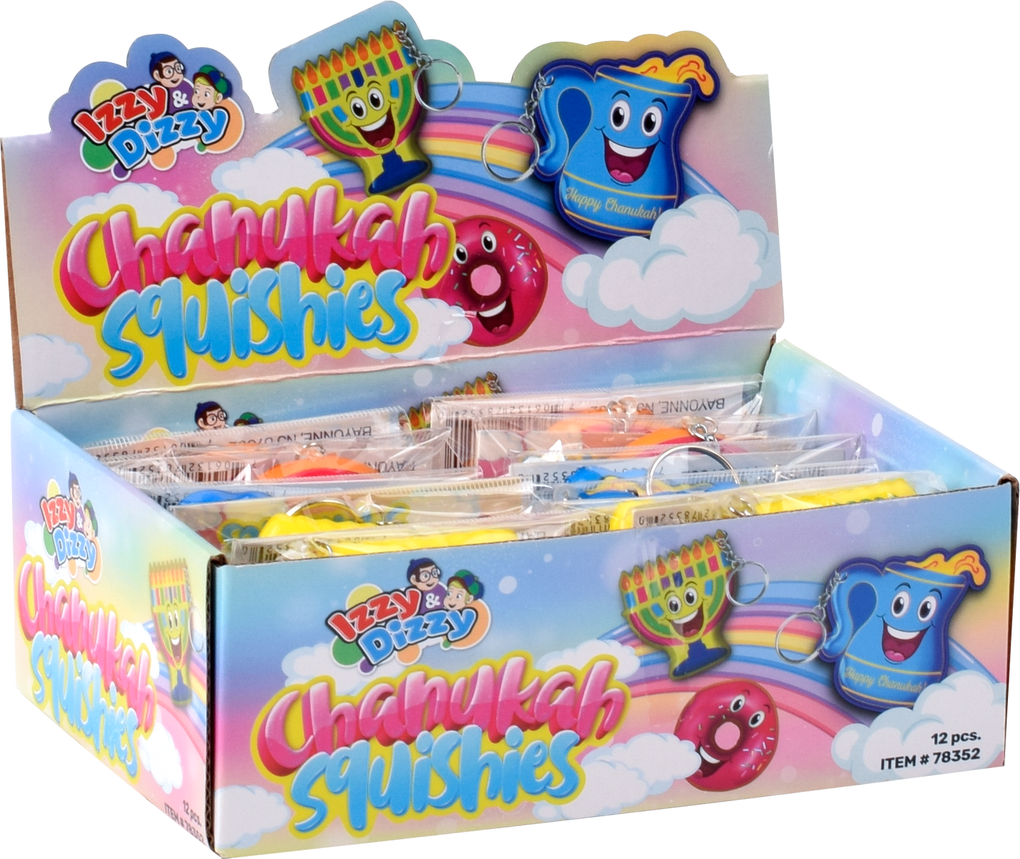 Squishy Chanukah Keychain