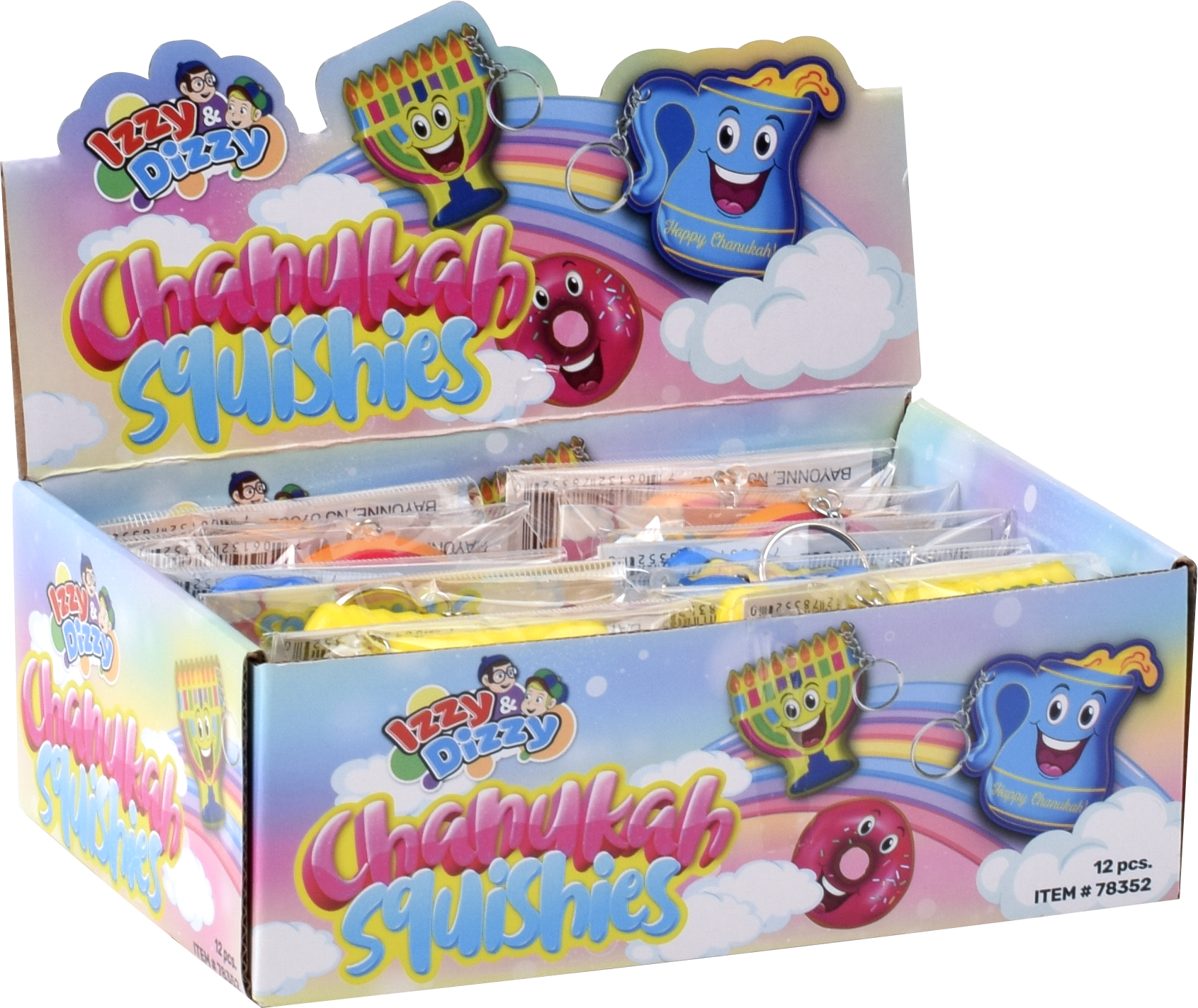 Squishy Chanukah Keychain