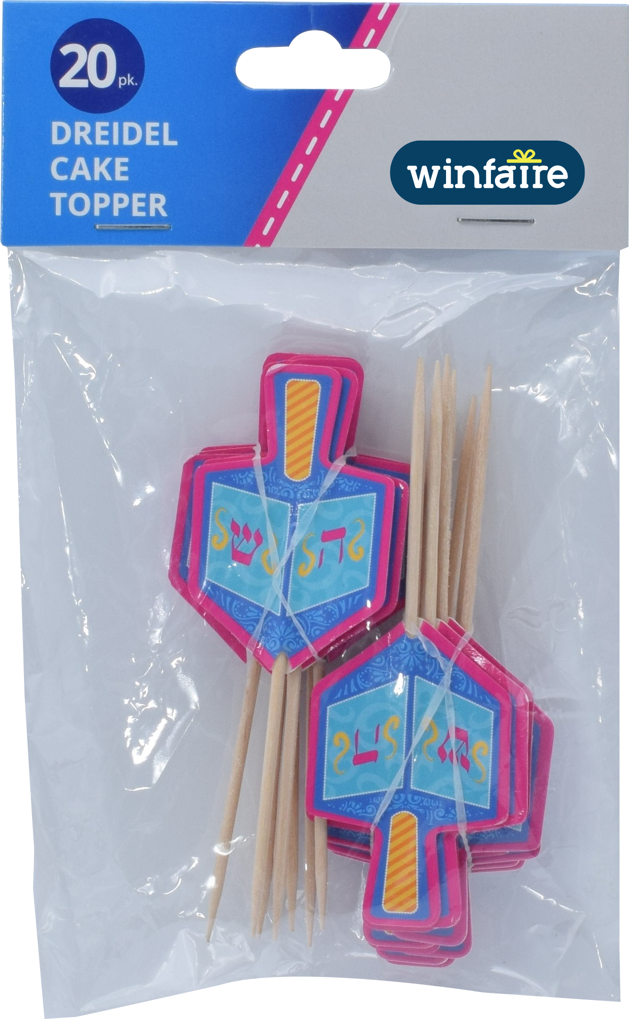 20pk. Chanukah Cake Toppers