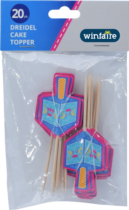 20pk. Chanukah Cake Toppers