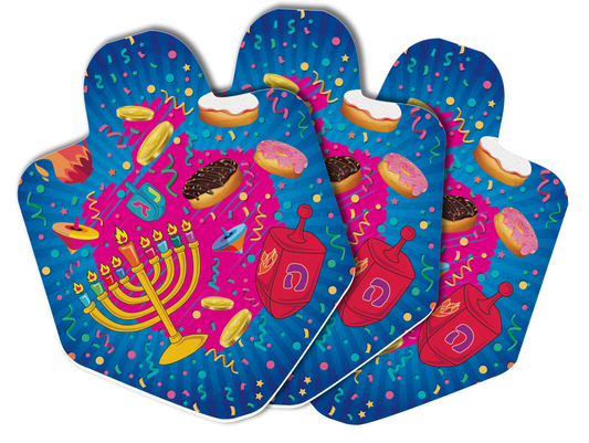 10pk Dreidel Shaped Napkins