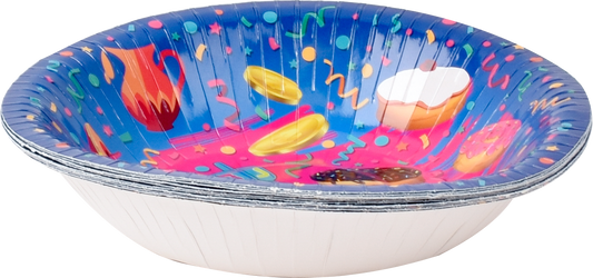 10pk Chanukah Soup Plates