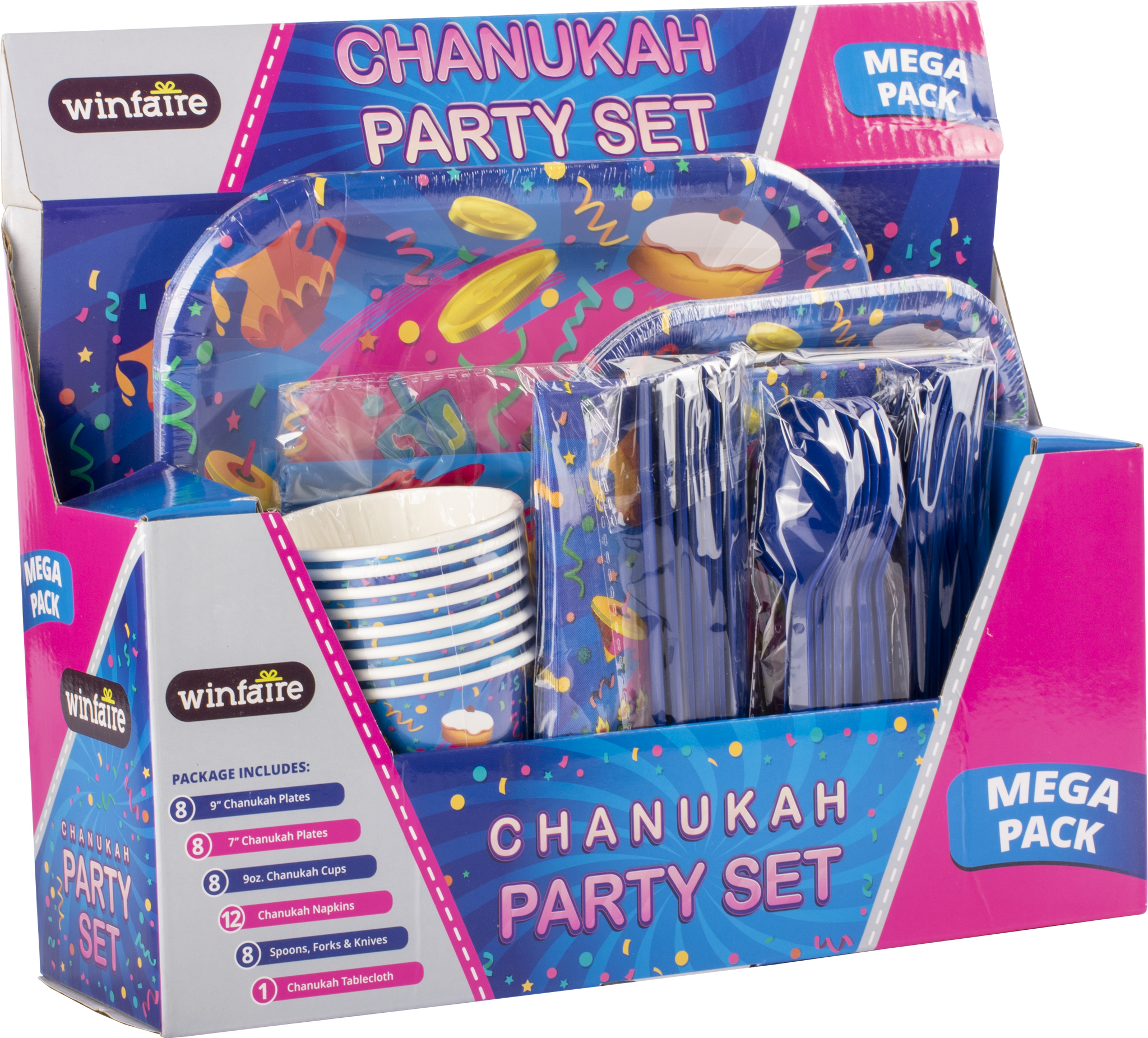 Mega family paper goods set