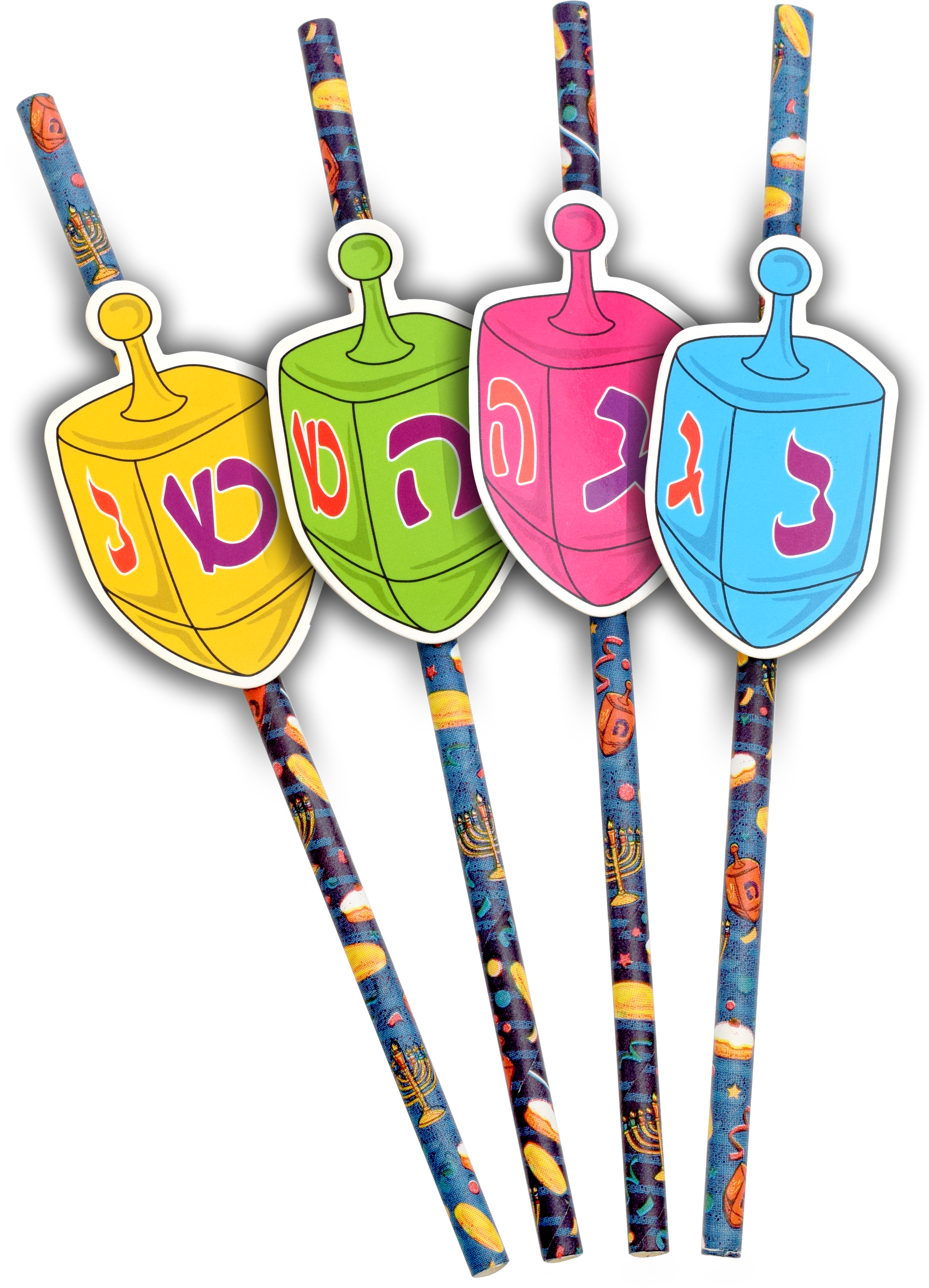 12pk chanukah paper straws