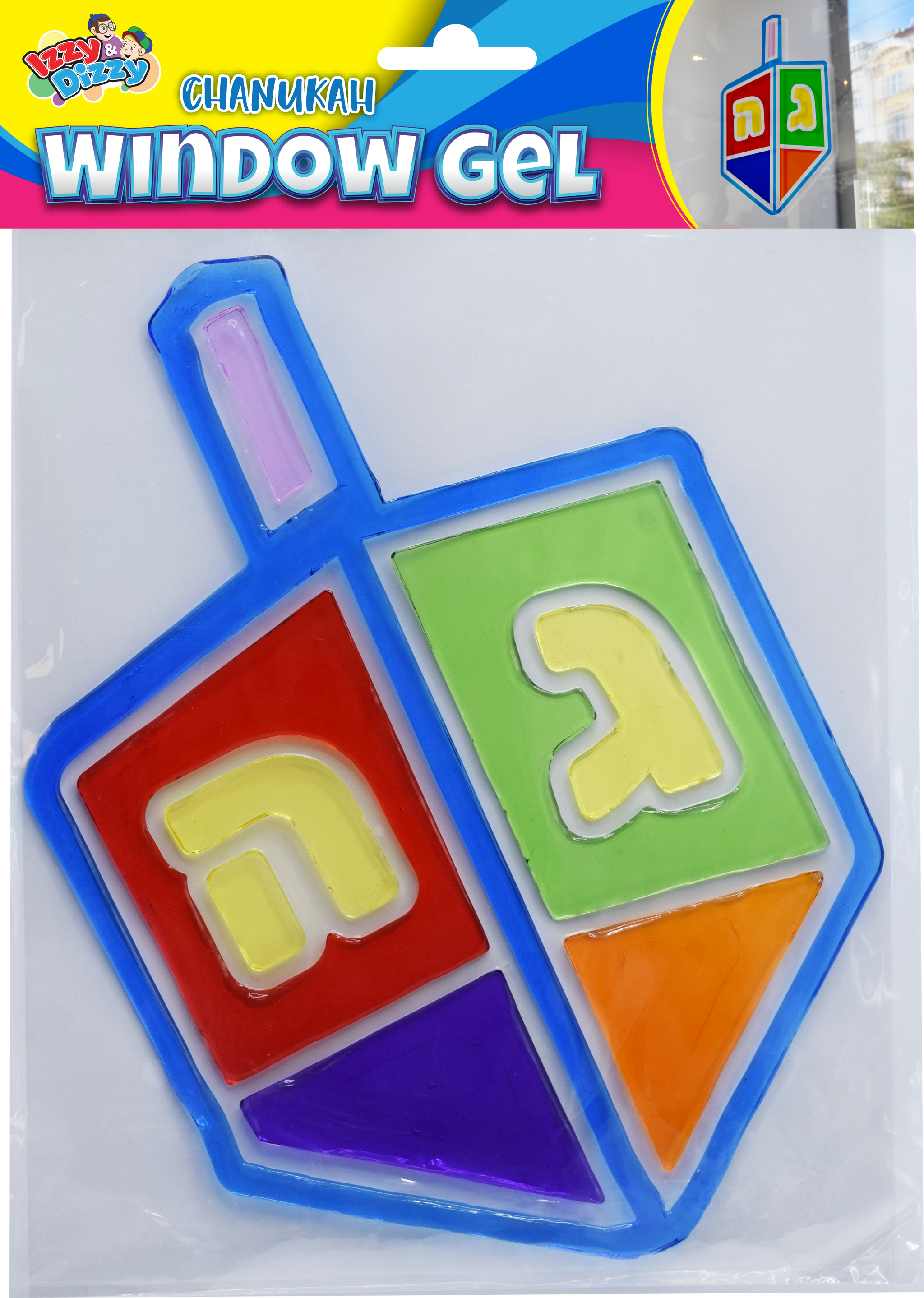 Dreidel Window Gel