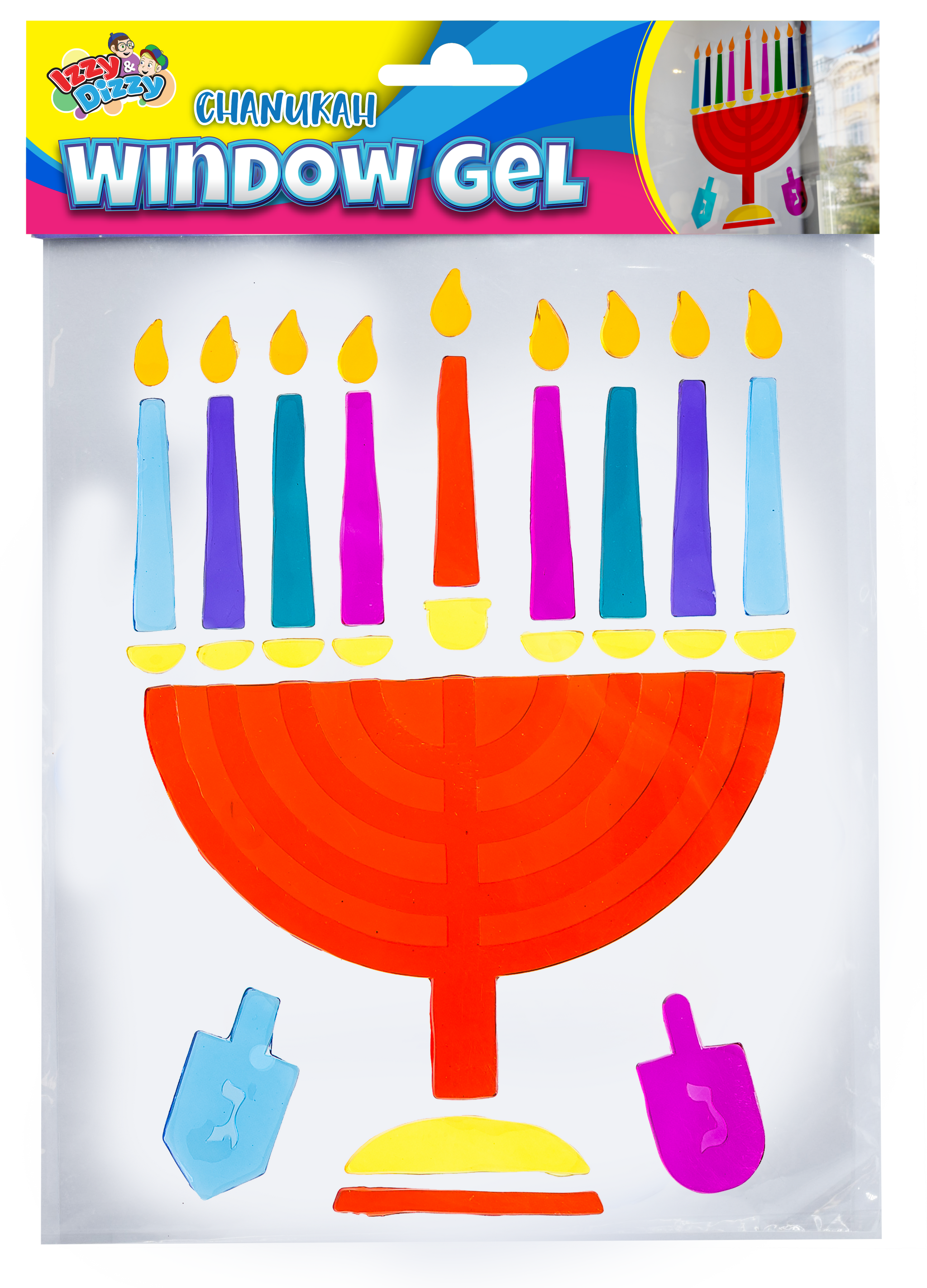 Menorah Window Gel