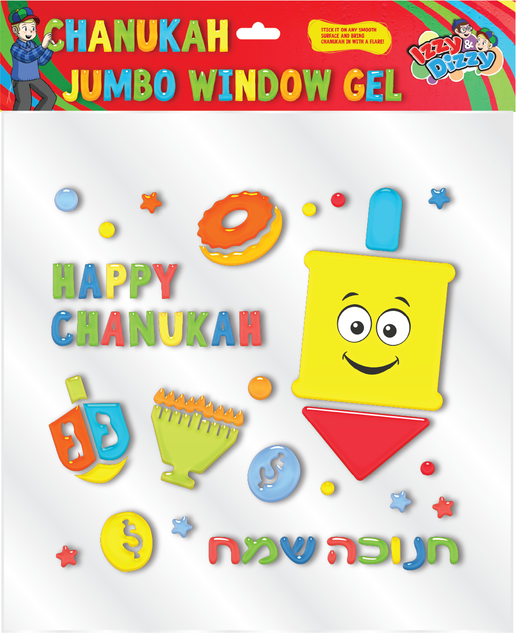 Jumbo Window Gel - Dreidel
