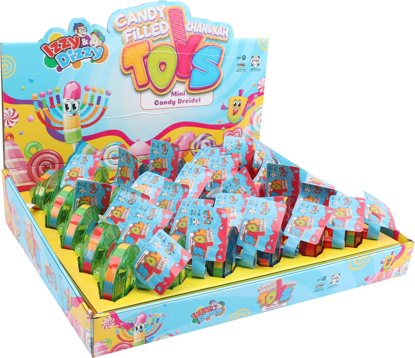 Candy Filled Flat Dreidel