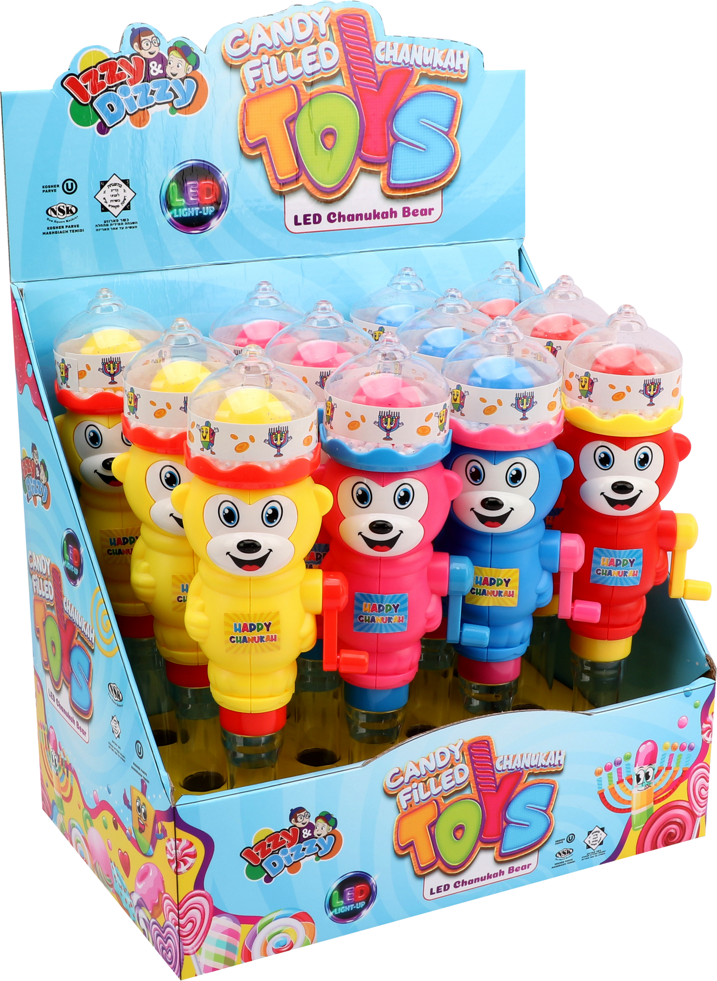 Candy Filled LED Chanukah Bear