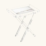 Chanukah Acrylic Table - Foldable - Tray