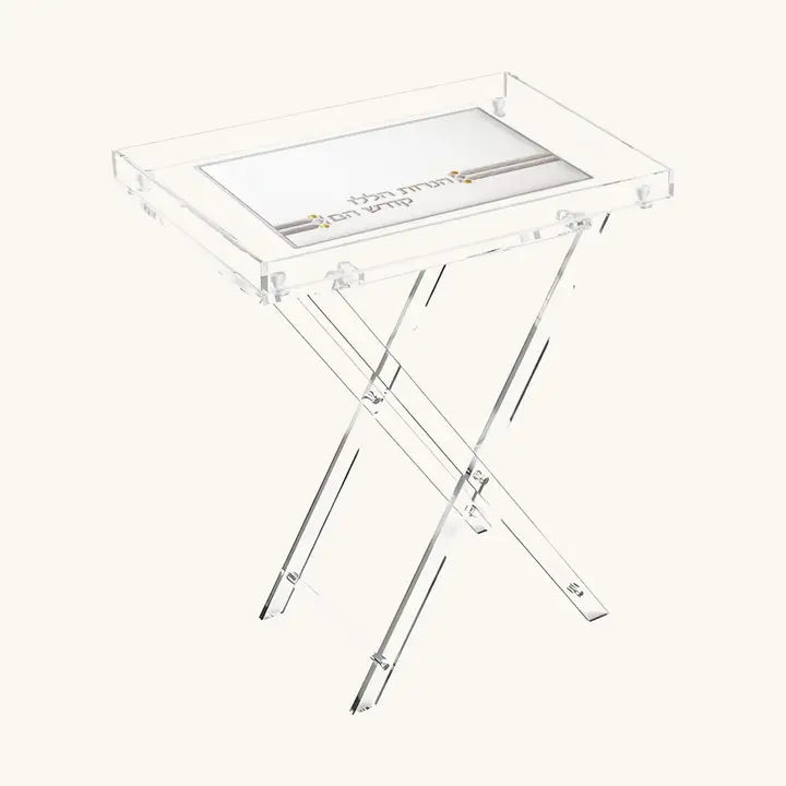 Chanukah Acrylic Table - Foldable - Tray