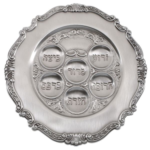 Pewter Seder Plate