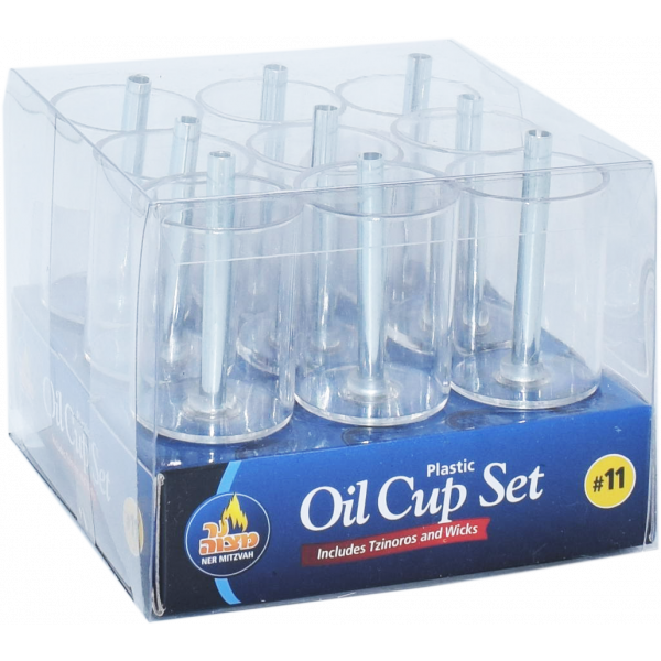 9 pk. Plastic Oil Cups