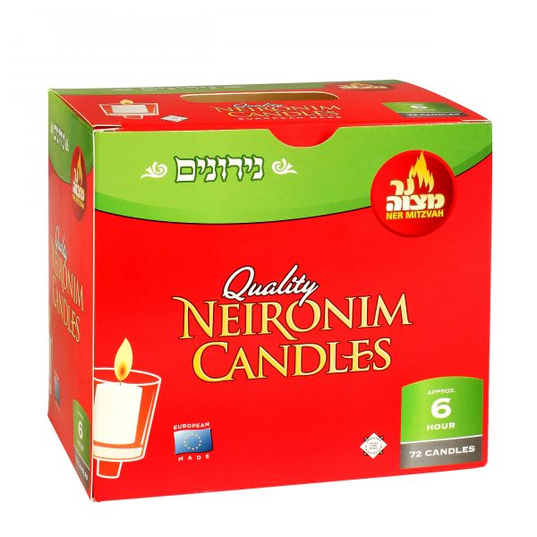 6 Hour Neironim Candles - 72 Pk