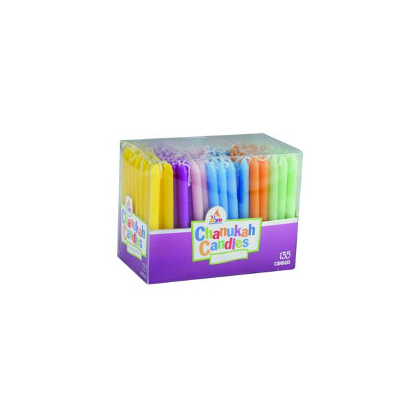 Family Pack Multi Color Chanukah Candles