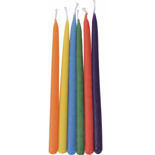 Multi-color Beeswax Candles 45pk.