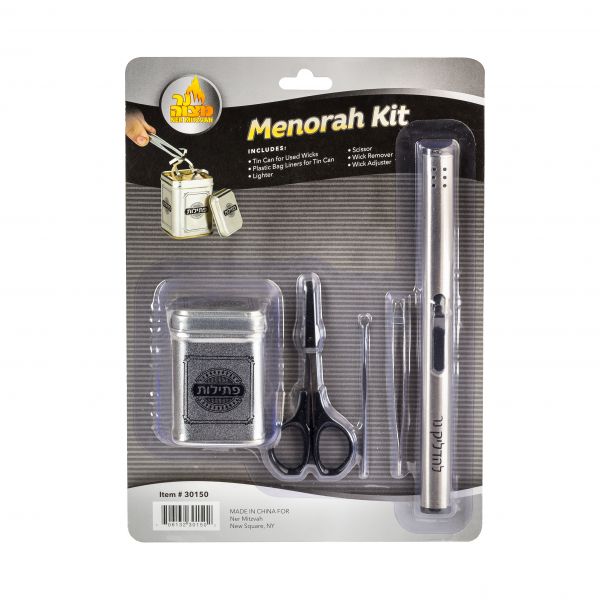 Menorah Kit with Lighter