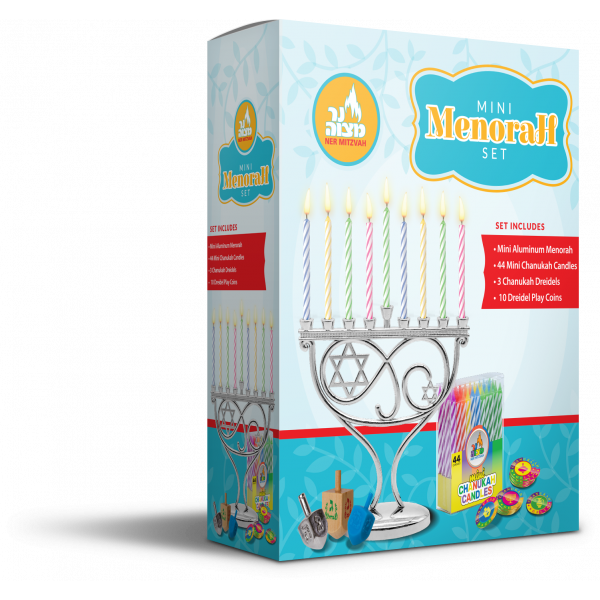 Candle Menorah Set Mini